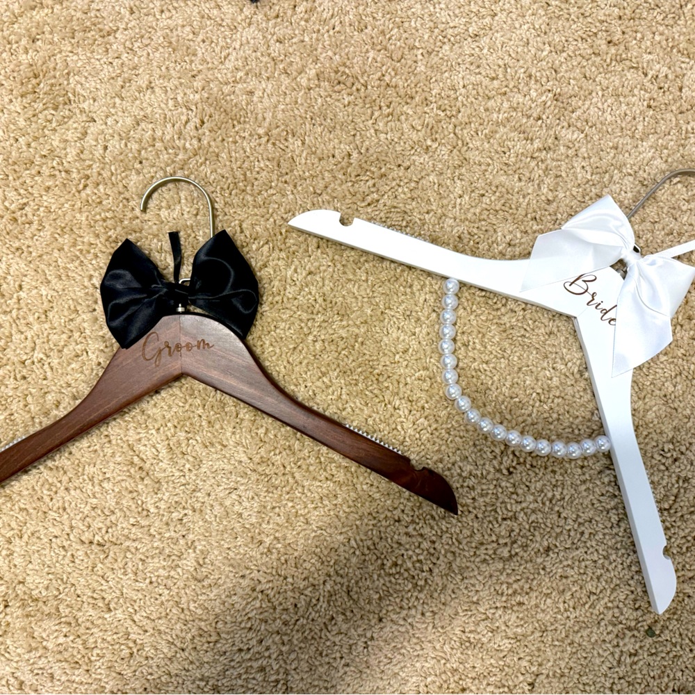 Bride and Groom hangers